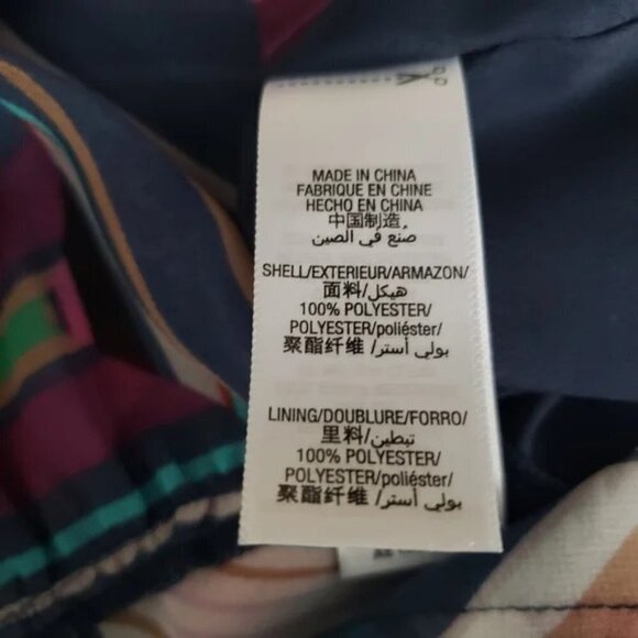 Juicy Couture Black Label Women's XS Colourful Geo Abstract Peasant Maxi Dress - Picture 16 of 16